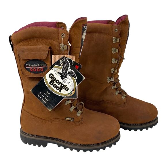 Men’s Size 9W Georgia Boots Sport and Trail Millenium 2000 Ice Trekker Boots - Picture 1 of 16
